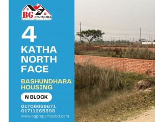 Block N,  4 Katha, North Face, Bashundhara R/A