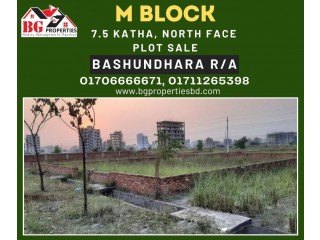 Block M, 7.5 Katha, North Face, Bashundhara R/A