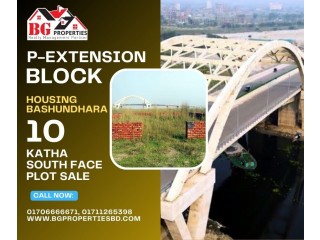 Block P-Extension, 10 Katha, South Face, Bashundhara R/A