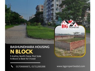 Block N, 5 Katha, North Face, Bashundhara R/A