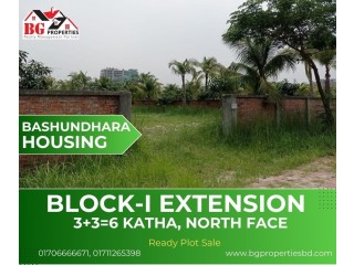 Block - i Extension, 3+3=6 Katha, North Face ,Bashundhara R/A