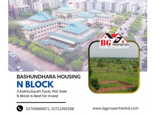 Block N,  3 Katha, South Face, Bashundhara R/A