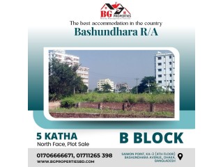 Block B, 5 Katha, North Face, Bashundhara R/A