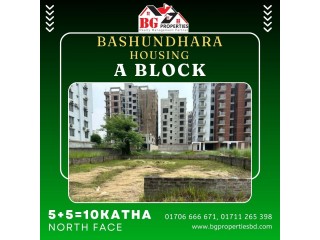 Block A, 5+5=10 Katha, North Face, Bashundhara R/A