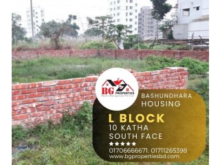 Block  L,  10 Katha, South Face, Bashundhara R/A
