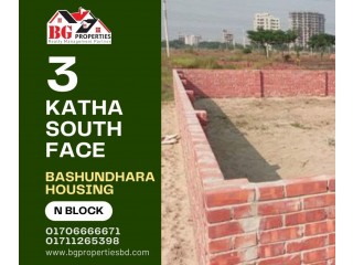 Block N,  3 Katha, South Face, Bashundhara R/A