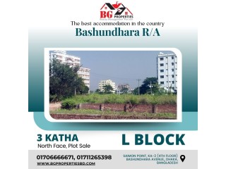 Block L, 3 Katha, North Face, Bashundhara R/A
