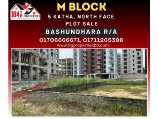 Block M, 5 Katha, North Face, Bashundhara R/A
