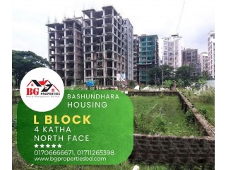 Block L, 4 Katha, North Face, Bashundhara R/A