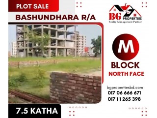 Block M, 7.5 Katha, North Face, Bashundhara R/A