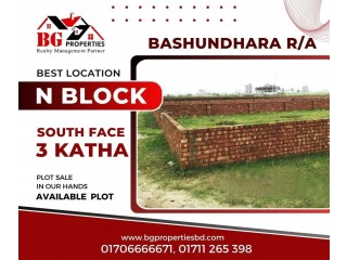Block N,  3 Katha, South Face, Bashundhara R/A